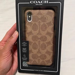 Coach Phone Case for IPhone XS Max-Tan